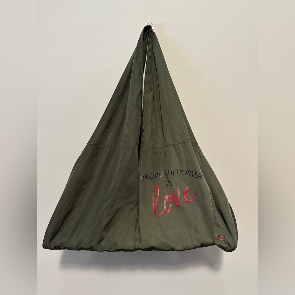 Peace Love World Proud Supporter of Love Bag